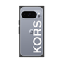 プレミアムスクエアケース［ MICHAEL KORS - Logo - White ］