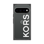 プレミアムスクエアケース［ MICHAEL KORS - Logo - White ］