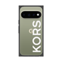 プレミアムスクエアケース［ MICHAEL KORS - Logo - White ］