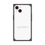 プレミアムスクエアケース［ LATENCY - Logotype - White ］