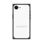 プレミアムスクエアケース［ LATENCY - Logotype - White ］