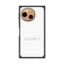 プレミアムスクエアケース［ LATENCY - Logotype - White ］