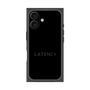 プレミアムスクエアケース［ LATENCY - Logotype - Black ］