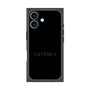 プレミアムスクエアケース［ LATENCY - Logotype - Black ］