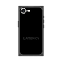 プレミアムスクエアケース［ LATENCY - Logotype - Black ］