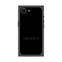 プレミアムスクエアケース［ LATENCY - Logotype - Black ］