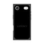 プレミアムスクエアケース［ LATENCY - Logotype - Black ］