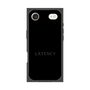 プレミアムスクエアケース［ LATENCY - Logotype - Black ］