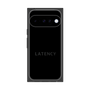 プレミアムスクエアケース［ LATENCY - Logotype - Black ］