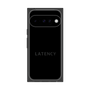 プレミアムスクエアケース［ LATENCY - Logotype - Black ］