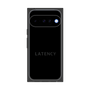 プレミアムスクエアケース［ LATENCY - Logotype - Black ］