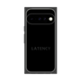 プレミアムスクエアケース［ LATENCY - Logotype - Black ］