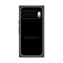 プレミアムスクエアケース［ LATENCY - Logotype - Black ］