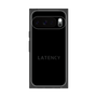 プレミアムスクエアケース［ LATENCY - Logotype - Black ］