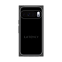 プレミアムスクエアケース［ LATENCY - Logotype - Black ］
