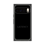 プレミアムスクエアケース［ LATENCY - Logotype - Black ］