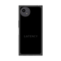 プレミアムスクエアケース［ LATENCY - Logotype - Black ］