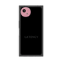 プレミアムスクエアケース［ LATENCY - Logotype - Black ］