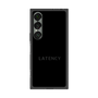 プレミアムスクエアケース［ LATENCY - Logotype - Black ］