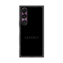 プレミアムスクエアケース［ LATENCY - Logotype - Black ］