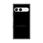 プレミアムスクエアケース［ LATENCY - Logotype - Black ］