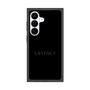 プレミアムスクエアケース［ LATENCY - Logotype - Black ］