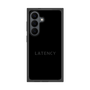 プレミアムスクエアケース［ LATENCY - Logotype - Black ］