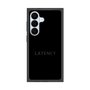 プレミアムスクエアケース［ LATENCY - Logotype - Black ］