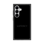 プレミアムスクエアケース［ LATENCY - Logotype - Black ］