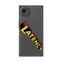 プレミアムスクエアケース［ LATENCY - Rock logo - Clear ］