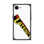 プレミアムスクエアケース［ LATENCY - Rock logo - White ］