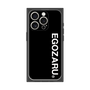 プレミアムスクエアケース［ EGOZARU - ベーシックロゴ バーティカル ］