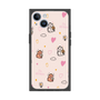 プレミアムスクエアケース［ ビリケン - 総柄 - ピンク ］