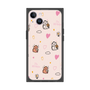プレミアムスクエアケース［ ビリケン - 総柄 - ピンク ］