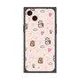 プレミアムスクエアケース［ ビリケン - 総柄 - ピンク ］