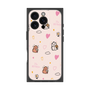 プレミアムスクエアケース［ ビリケン - 総柄 - ピンク ］