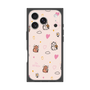 プレミアムスクエアケース［ ビリケン - 総柄 - ピンク ］