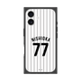 プレミアムスクエアケース［ 千葉ロッテマリーンズ - #77 NISHIOKA ］
