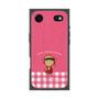 プレミアムスクエアケース［ ちびまる子ちゃん - ピンクチェック ］