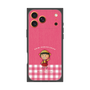 プレミアムスクエアケース［ ちびまる子ちゃん - ピンクチェック ］