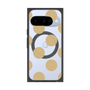 プレミアムスクエアケース with Pixelsnap［ シンプルドット - Beige ］