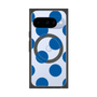 プレミアムスクエアケース with Pixelsnap［ シンプルドット - Blue ］