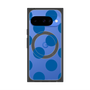 プレミアムスクエアケース with Pixelsnap［ シンプルドット - Blue ］