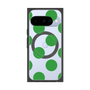 プレミアムスクエアケース with Pixelsnap［ シンプルドット - Green ］