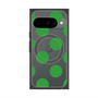 プレミアムスクエアケース with Pixelsnap［ シンプルドット - Green ］