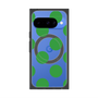 プレミアムスクエアケース with Pixelsnap［ シンプルドット - Green ］
