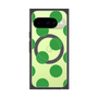プレミアムスクエアケース with Pixelsnap［ シンプルドット - Green ］