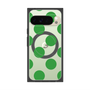 プレミアムスクエアケース with Pixelsnap［ シンプルドット - Green ］