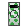 プレミアムスクエアケース with Pixelsnap［ シンプルドット - Green ］