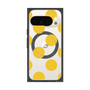 プレミアムスクエアケース with Pixelsnap［ シンプルドット - Yellow ］